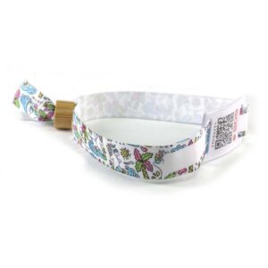 Pulsera identificativa codigo QR