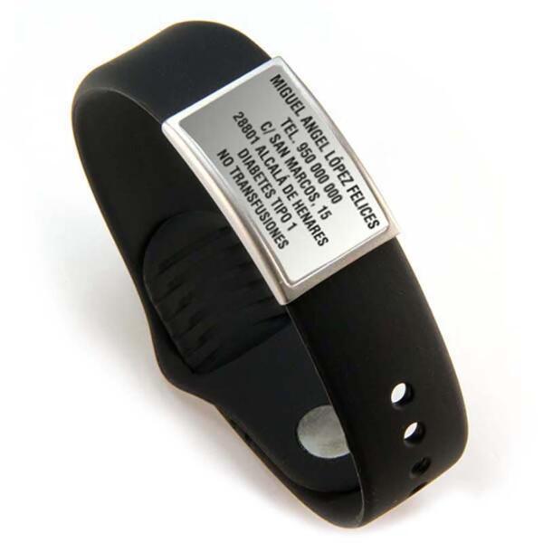 Pulsera código QR Codylife Urban analógica en silicona negra